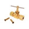 Dial Manufacturing 1732-8402 1/4" Comp Straight Needle Valve