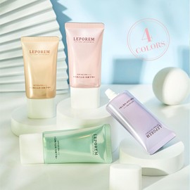 LEPOREM Sunscreen Tone Up Azelaic Acid Tone Up Cream, Sunscreen Foundation, Makeup Base, UV Care, SPF40/SP+++, 1.1 fl oz (30 ml) (Lavender, 1.1 fl oz (30 ml)