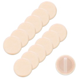 Molain Powder Puff For Face Makeup Setting 12 PCS Mini Pressed Loose Powder Body Make Up Sponge Blending Applicator Cosmetics Small Velour Beauty Press Foundation Pads Wet And Dry Makeup