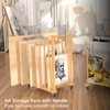 Evellstor Art Storage Rack with Handle, Art Drying Painting Rack