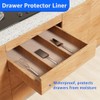 PABUSIOR 10-Inch Clear Cabinet Drawer Liner: Translucent Waterproof Small Kitchen
