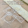 Monliful Pack of 4 Circle Inlay Template Set Router Templates