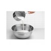 Brabantia 363863 Rührschüssel, Edelstahl mit hitzebeständigem Silikonboden 3.0 Liter