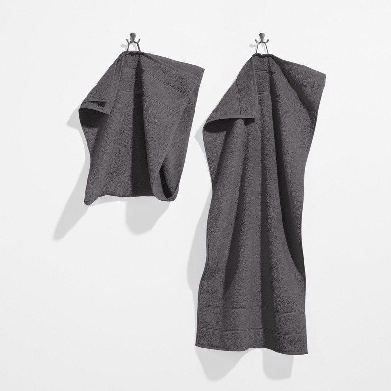 Erwin Müller Walk-Frottier series Karlsruhe walk-terry towel anthracite size bath