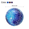 sourcing map 6Pcs Decorative Glass Balls 6cm Orbs Centerpiece Balls