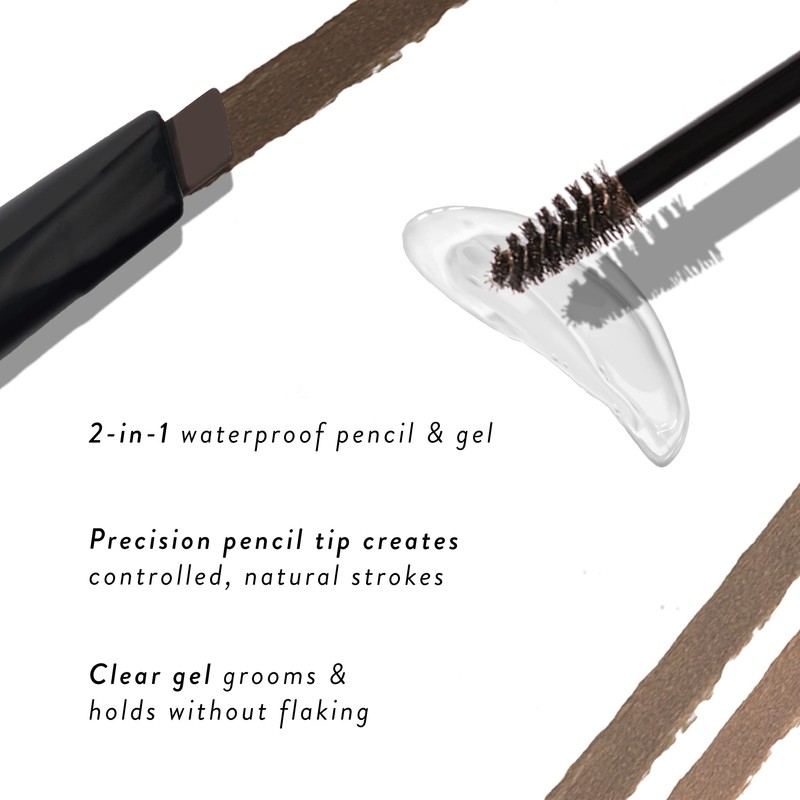 LAURA GELLER NEW YORK Sculpt-n-Stay Waterproof Brow Pencil & Gel-