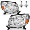ROADEAL Headlights W/Bulbs for 2005 2006 2007 2008 2009 2010