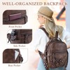 Small Backpack Purse for Women,VASCHY Cute Vegen Leather Mini Backpack
