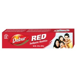 Dabur Red Toothpaste for Fresh Breath & Gum Health - Dentifrice for Oral Strong Teeth - for Stains & Protects Gums - for Complete Oral Hygiene - Ayurvedic Toothpaste - 200g Pack