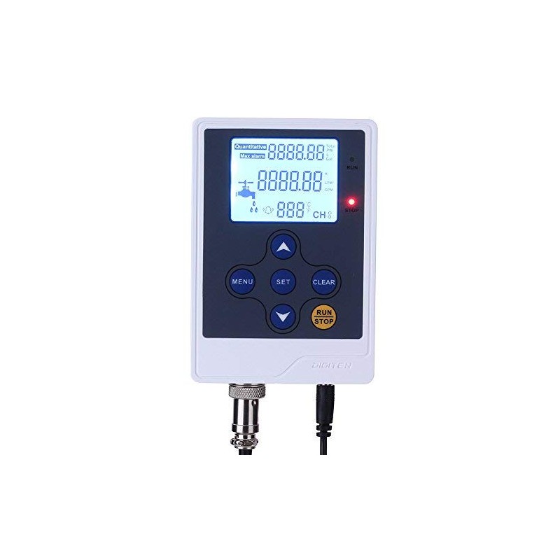 DIGITEN Water Flow Control LCD Display+G1/4" Flow Sensor Meter+12V G1/4"
