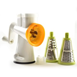 Norpro Double Barrel Grater/Slicer with Corn Cutter, White