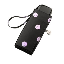 Fulton Tiny-2 Umbrella, Compact Lightweight Travel Umbrella (Smiley Spot)