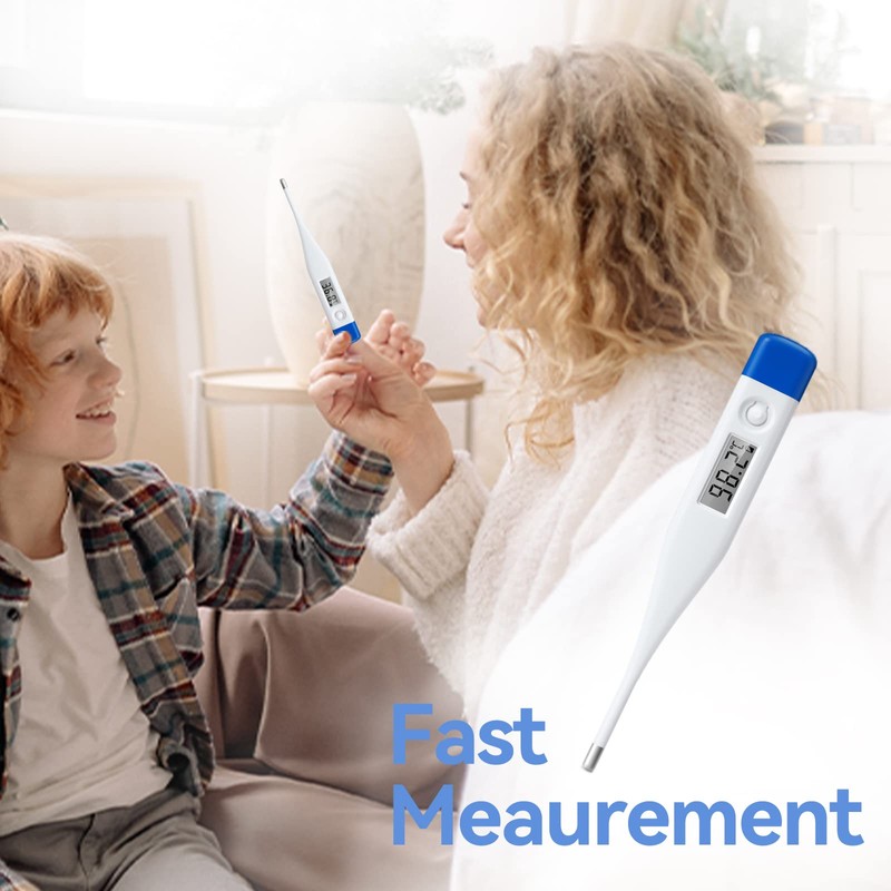 Berrcom Digital Thermometer for Adults and Kids, Oral and Underarm