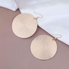 Yienate Circle Disc Dangle Drop Earrings Gold Boho Large Round