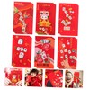 OHPHCALL 18pcs Mahjong Pattern Red Packets for Chinese Year Festive