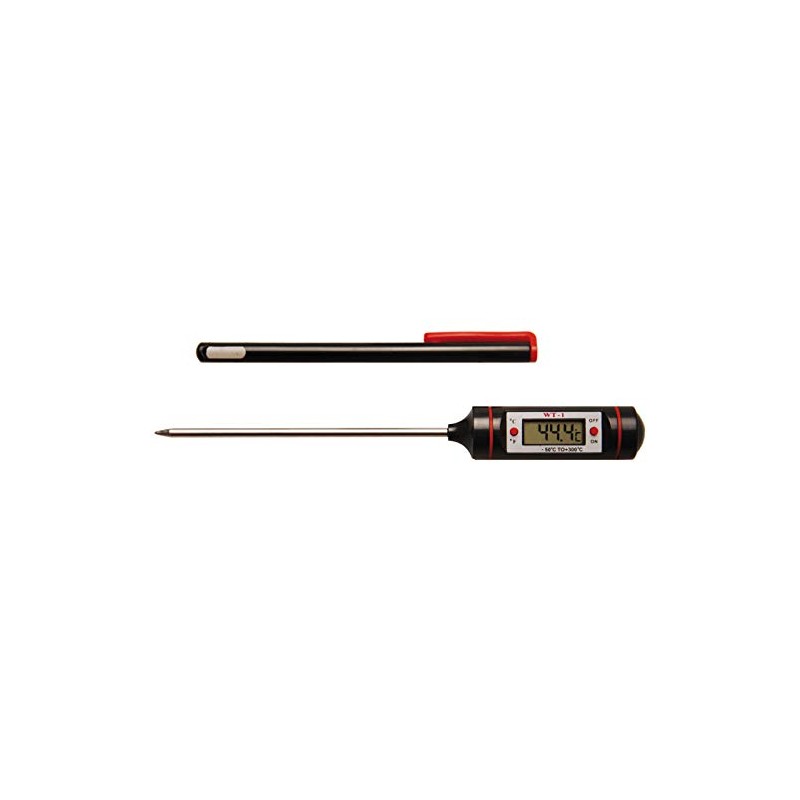 BGS Digital Thermometer with Stainless Steel Probe, Pack of 1,