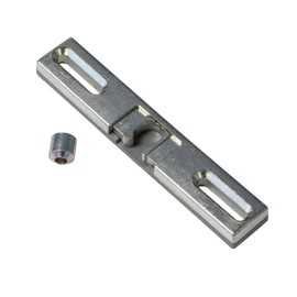 Gedotec Universal Door Catch Patio Doors and Balcony Doors, Length 99 mm, Catch with Roll Pin, Window Catch with Sleeve, Pack of 1