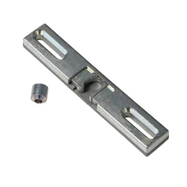 Gedotec Universal Door Catch Patio Doors and Balcony Doors, Length 99 mm, Catch with Roll Pin, Window Catch with Sleeve, Pack of 1