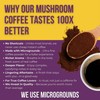 Grateful Earth Mushroom Coffee, Instant Espresso with Lion’s Mane Mushrooms,