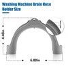 Washing Machine Drain Hose Holder Hook - U Shaped Drain