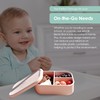 Ali+Oli Leak Proof Bento Box (Coconut) Food-Grade Silicone Bento Box,
