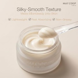 MAY COOP Contorno De Ojos Crudo - Crema Coreana Para El Contorno De Ojos Con Extracto De Arce Azucarero Al 50% Y Péptidos De Adenosina - Hidratante, R