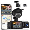 METEESER 360 Degree View 3 Channel Dash Cam,IPS 1080P Dash