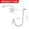 GGTE 6 Pack Door Pin Hinge Hanger, Multifunctional Door Hanger