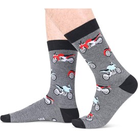 Zmart Funny Motorcycle Gifts For Men Women, Gifts For Dirt Bike Riders Lovers, Motorcross Gifts Unique, I Don'T Snore I Dream I'M A Motorcycle Socks