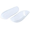 BraceAbility Medial & Lateral Heel Wedge Silicone Insoles (Pair) -
