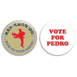 Vote for Pedro Rex Kwon Do Buttons/Pins (2.25 inches) Set of 2