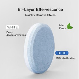 AppXynn Water Bottle Cleaning Tablets - 24 Pack, Bottle Clean Tablet for Hydration Bladders, Stainless Steel, Tumblers, and Glass Bottles, Mint Flavor