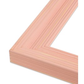 The Rusty Roof-Distressed Cimarron Baby Pink-Solid Wood Picture Frame-9x12