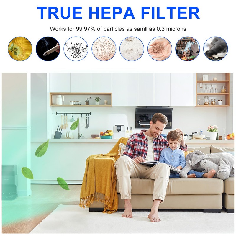 Can-Meageren Replacement H13 HEPA Filter Compatible with Clorox 11020, 11021