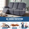 TAOCOCO Stretch Recliner Sofa Covers 3 Pieces Couch Covers for