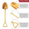 10 Pack Dessert Spoon 6 inch Shovel Shape Stainless Steel