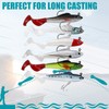 Fishing Lures Set, 3D Eyes Soft Fishing Lure Artificial Bait