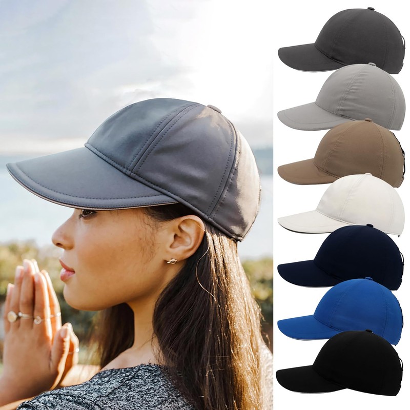 Baynetin Ponytail Baseball Cap Women's Summer Adjustable Quick Drying Breathable