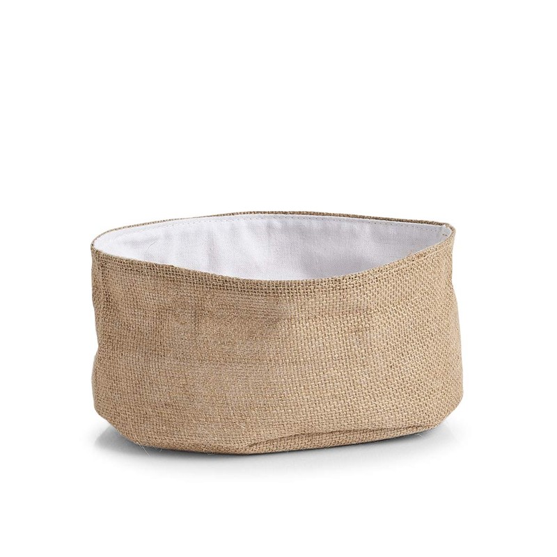 Zeller 25632 Storage Basket Jute Cotton Approx. 22 x 15