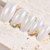 Magic White Pearl Chrome Nail Powder Solid Glitter Fairy Shell
