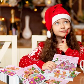 40Pcs Gingerbread Christmas Napkin Party Decorations Gingerbread Man House Pink Winter Christmas Cookie Disposable Paper Napkin for Family Holiday Birthday Party Supplies