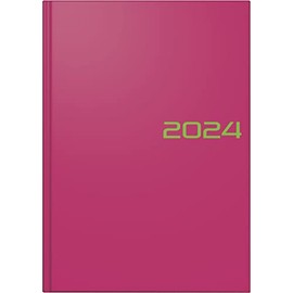 BRUNNEN Daily Calendar Model 795 2024 1 Page = 1 Day Sheet Size 14.5 x 20.6 cm Pink