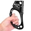 Outdoor Mountaineering Climbing Left Hand Rappelling Gear Equipment Rope Clamp