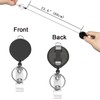 YOUOWO Neck Strap, Neck Strap, Elastic Reel, ID Card Holder,