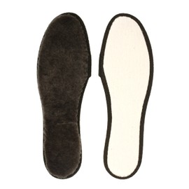 Berckland Flannelette Lamb Winter Sole Made of Real Lambskin – Made in Germany – Extra Warm Insole for Leisure, Work, Hiking – Comfortable Winter Sole in Size 36-46 - Lammfell (1 Paar), size: 41