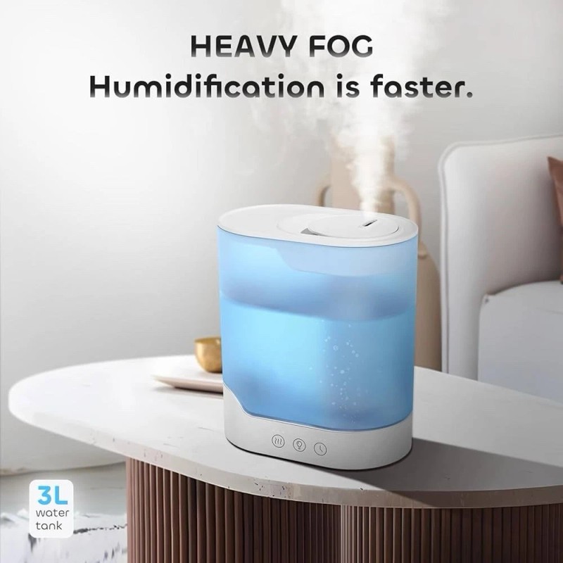 Yogin Humidifiers for Bedroom, 3L Ultrasonic Cool Mist Humidifiers for