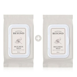 1+1 Beyond Rice Milk Mild Deep Cleansing Tissues (50 sheets) / 1+1 비욘드 라이스 밀크 마일드 딥 클렌징 티슈 50매