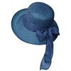 Women Straw Sun Hat Foldable UV Protection Wide Brim Butterfly