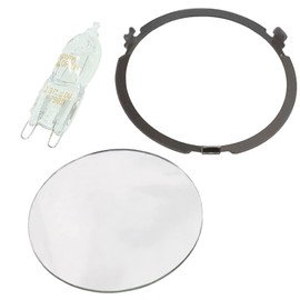 SPARES2GO Lamp Cover Ring Repair Set compatible with Bosch Cooker Hood