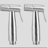 2 Pieces Bidet Toilet Sprayer Head Stainless Steel Handheld Bidet